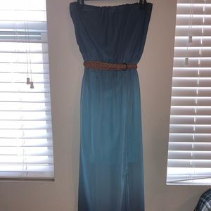 Long ombré dress